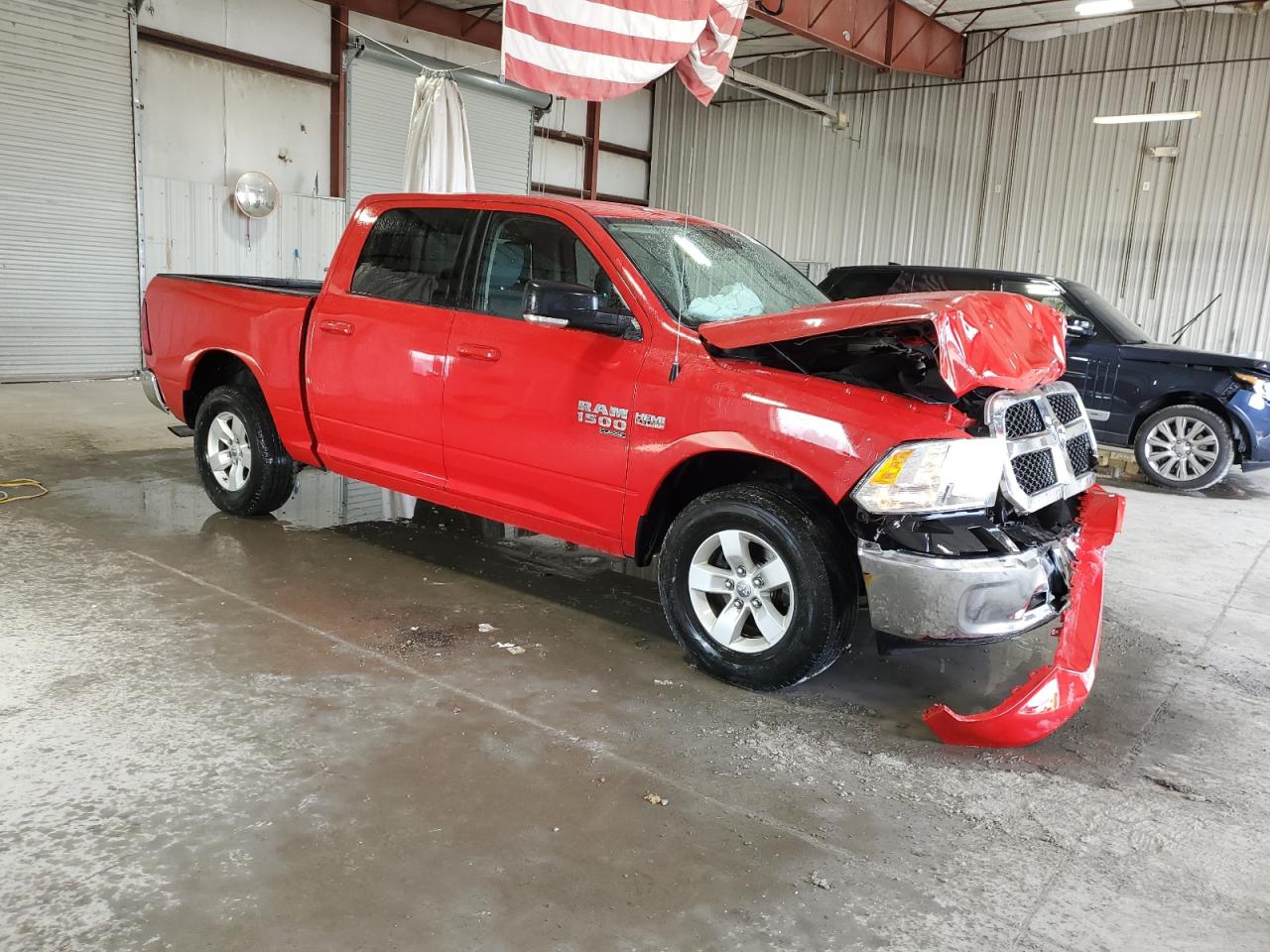 2019 RAM 1500 VIN 1C6RR7LT7KS550502 Copart auction photo, front end damage thumbnail 4