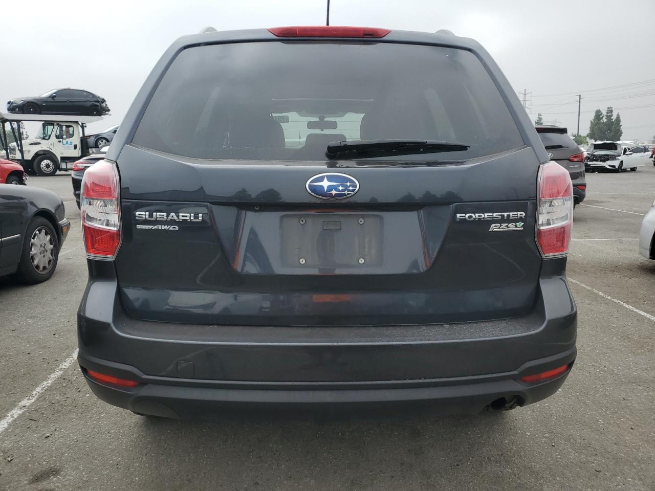 2015 Subaru Forester VIN JF2SJADC4FH824952 Copart auction photo, front end damage thumbnail 6