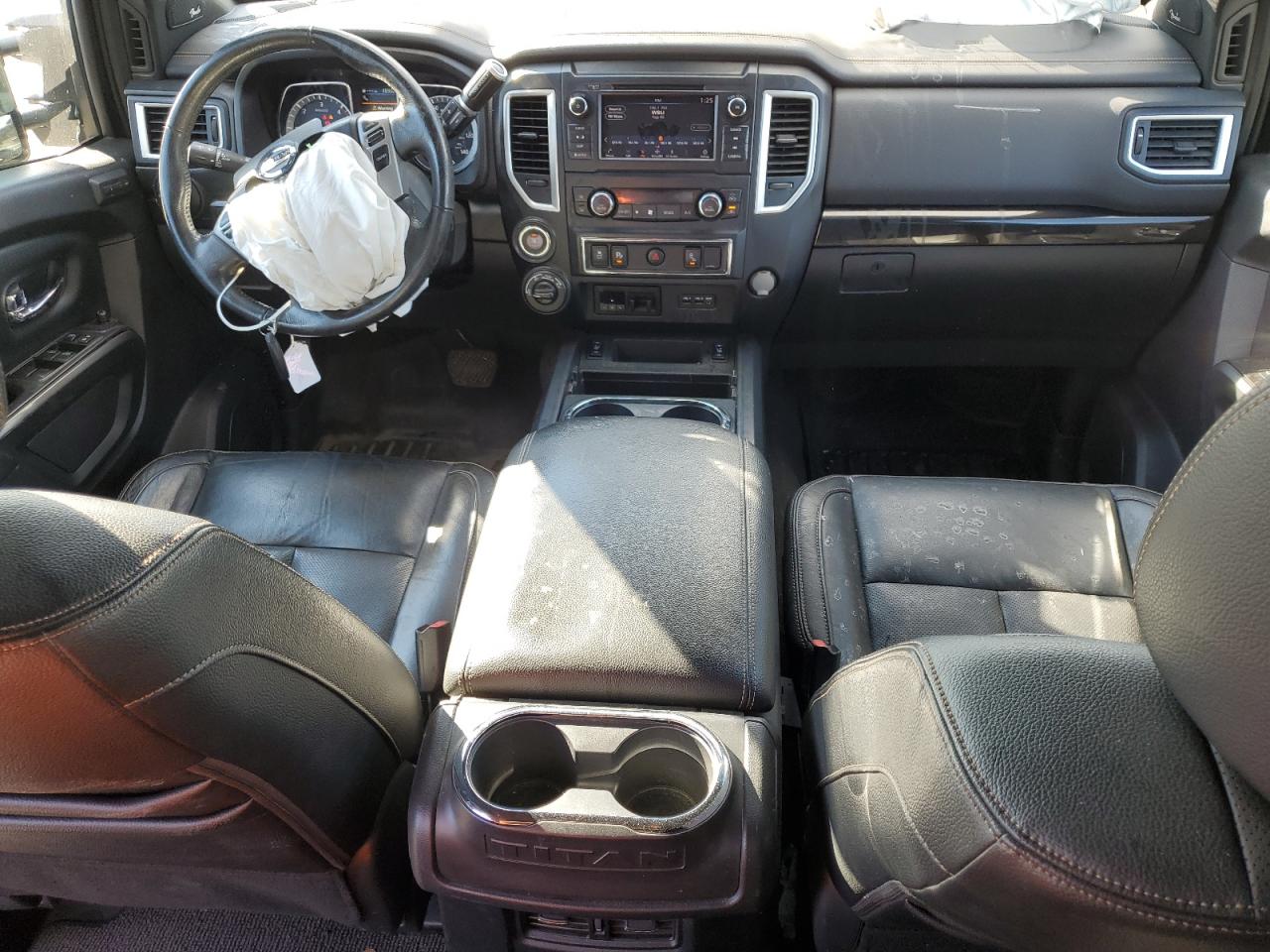2019 Nissan Titan VIN 1N6BA1F48KN517118 Copart auction photo, front end / undercarriage damage thumbnail 8