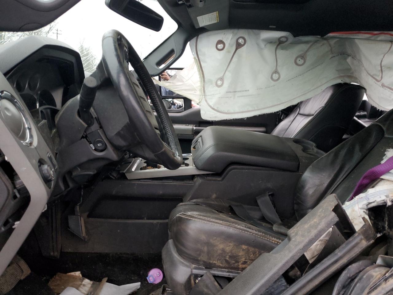 2012 Ford F350 VIN 1FT8W3BT7CEB95645 Copart auction photo, all over damage thumbnail 7