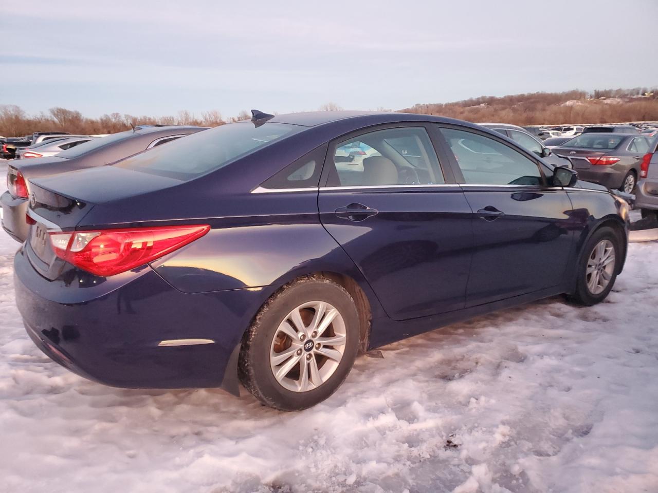 2013 Hyundai Sonata VIN 5NPEB4AC0DH638807 Copart auction photo, front end damage thumbnail 3