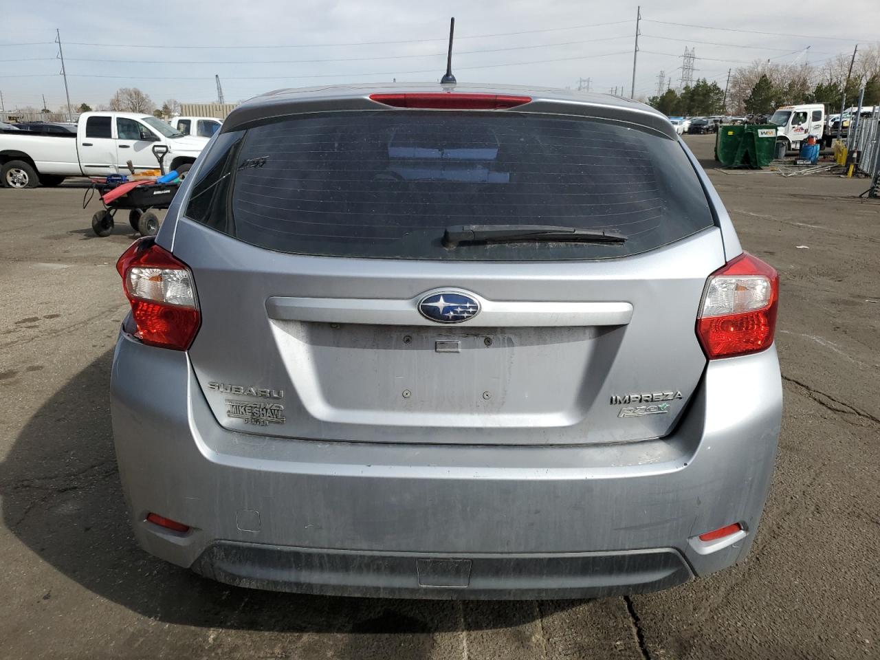 2016 Subaru Impreza VIN JF1GPAA65G8261144 Copart auction photo, front end / rear end damage thumbnail 6