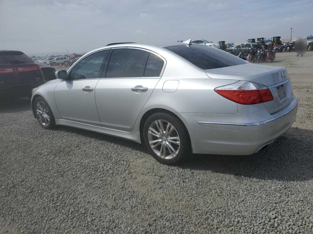 2013 Hyundai Genesis VIN KMHGC4DD8DU254446 Copart auction photo, mechanical damage thumbnail 2