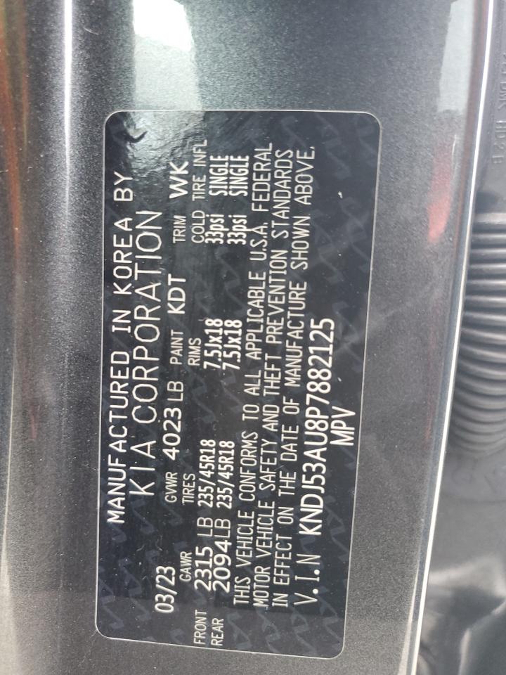 2023 KIA Soul VIN KNDJ53AU8P7882125 Copart auction photo, front end damage thumbnail 12