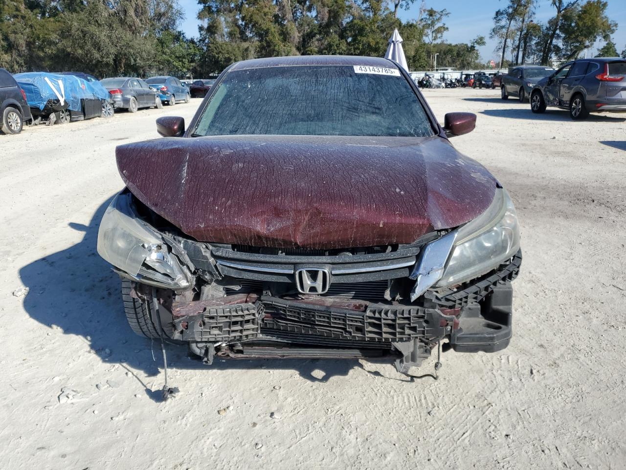 2013 Honda Accord VIN 1HGCR2F56DA227762 Copart auction photo, front end / minor dent/scratches damage thumbnail 5