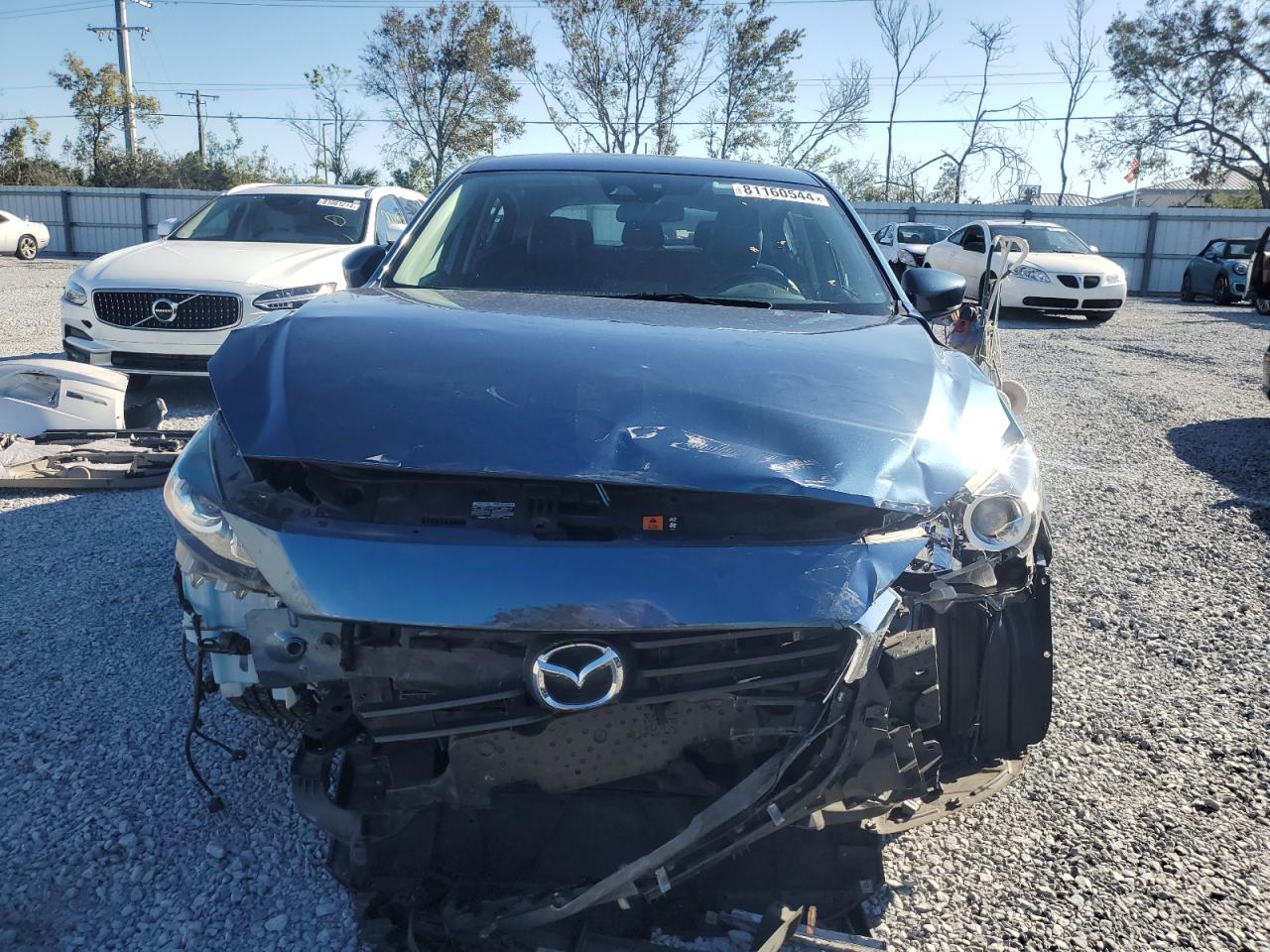 2018 Mazda 3 VIN 3MZBN1L33JM237941 Copart auction photo, front end damage thumbnail 5