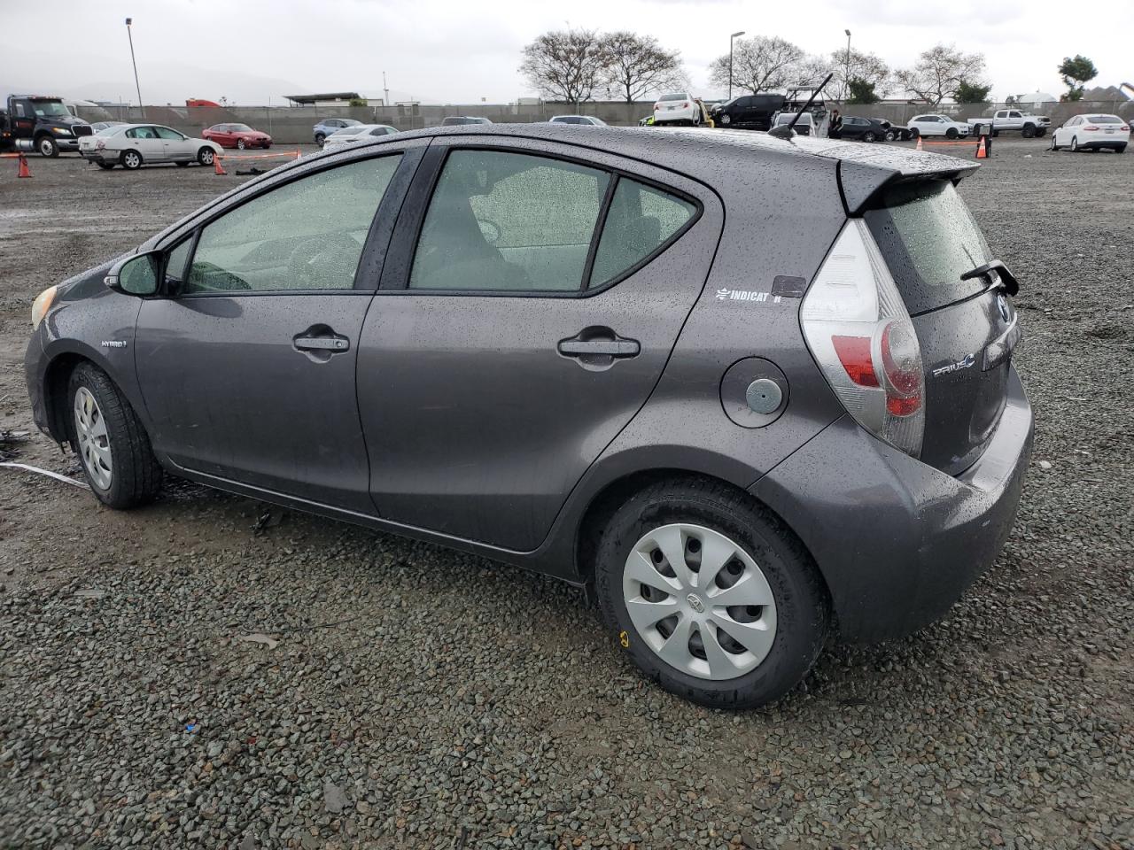 2013 Toyota Prius VIN JTDKDTB31D1552208 Copart auction photo, front end damage thumbnail 2
