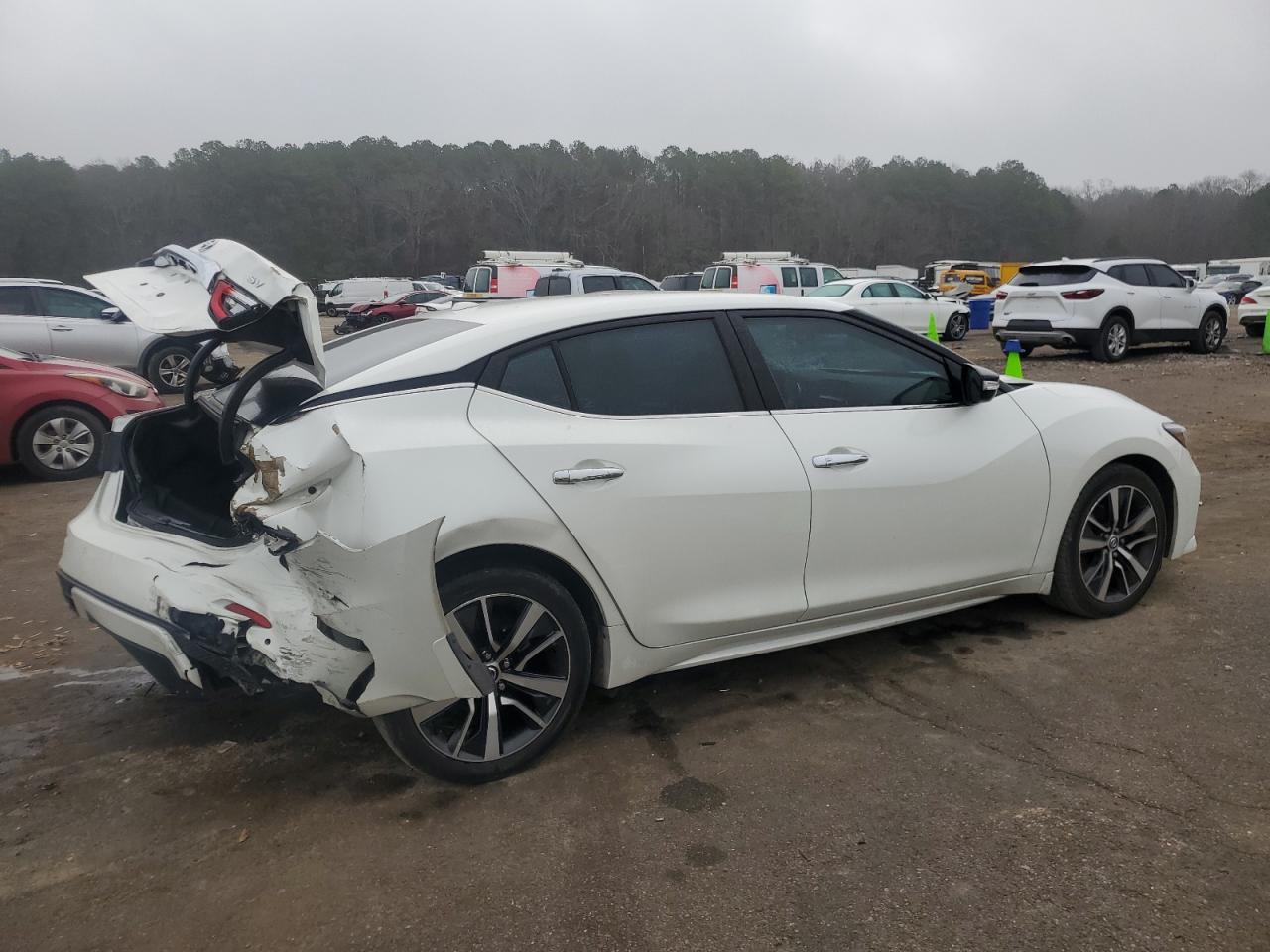 2020 Nissan Maxima VIN 1N4AA6CVXLC369162 Copart auction photo, rear end damage thumbnail 3