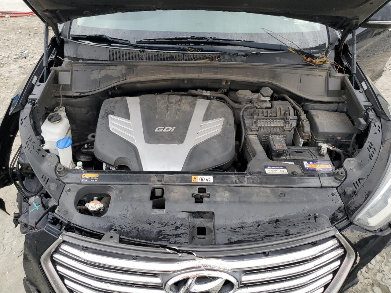 2018 Hyundai Santa Fe VIN KM8SN4HF3JU293571 Copart auction photo, front end damage thumbnail 12