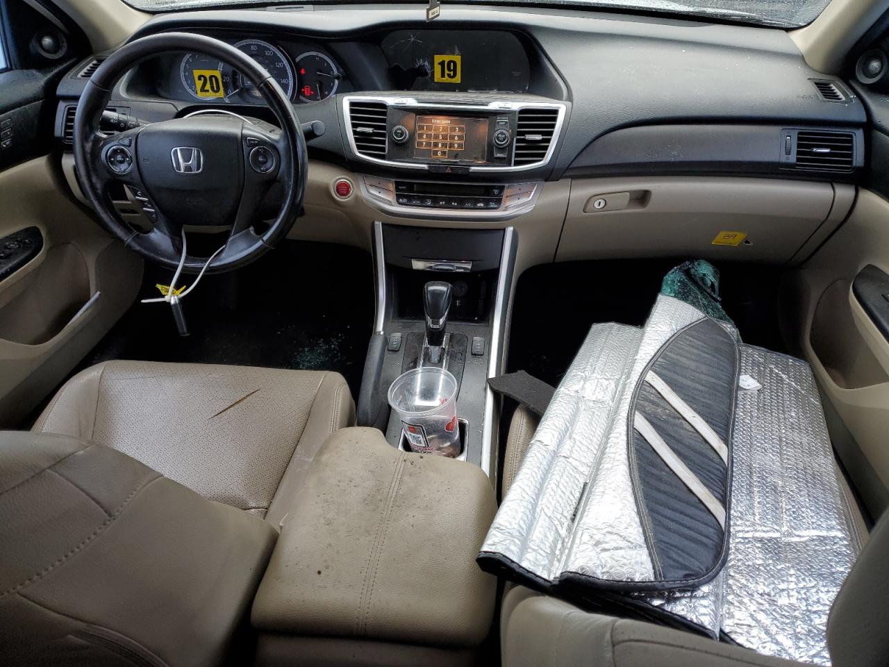 2015 Honda Accord VIN 1HGCR2F83FA038564 Copart auction photo, vandalism damage thumbnail 8