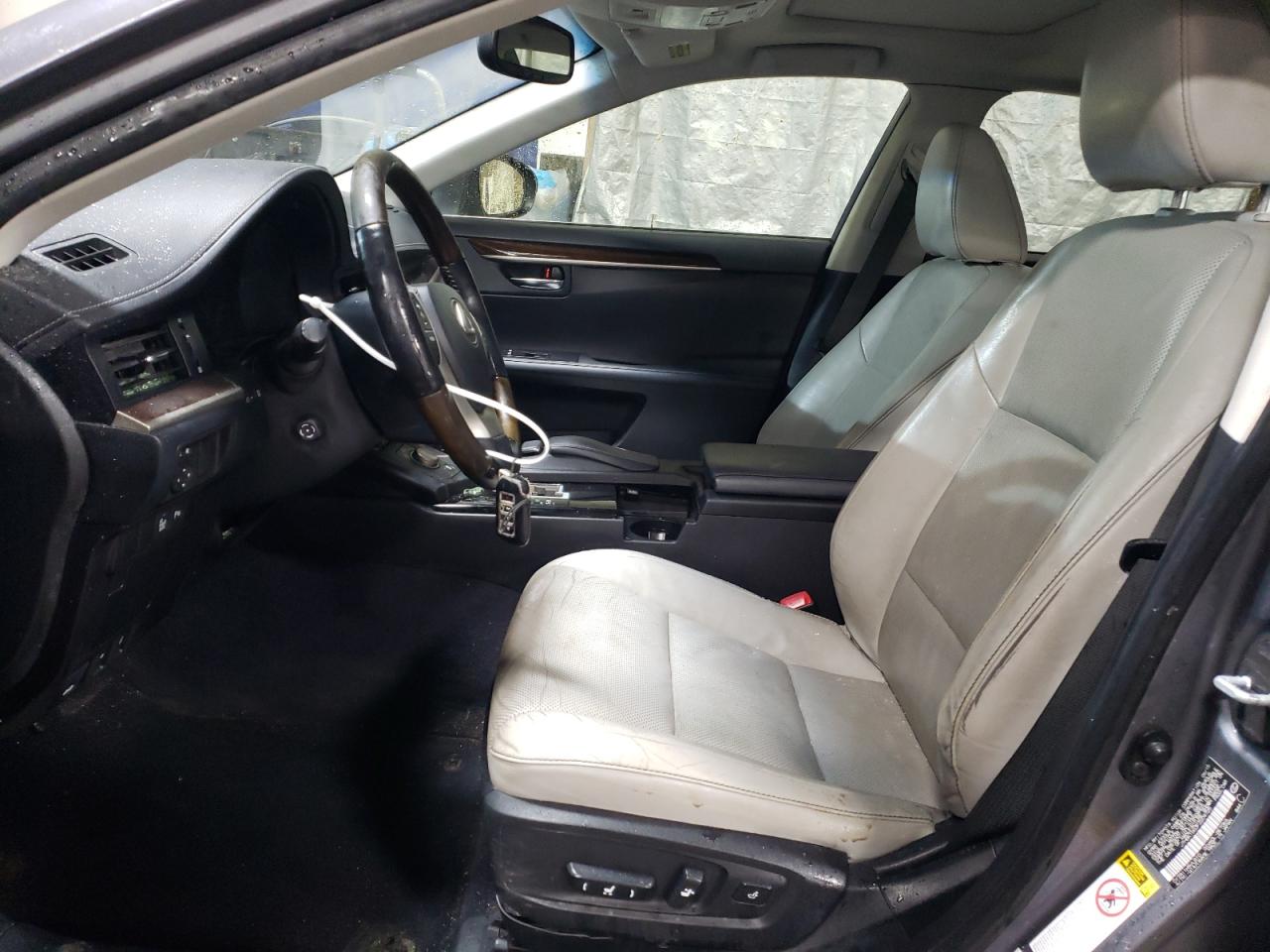 2015 Lexus ES VIN JTHBK1GG3F2209725 Copart auction photo, side / front end damage thumbnail 7