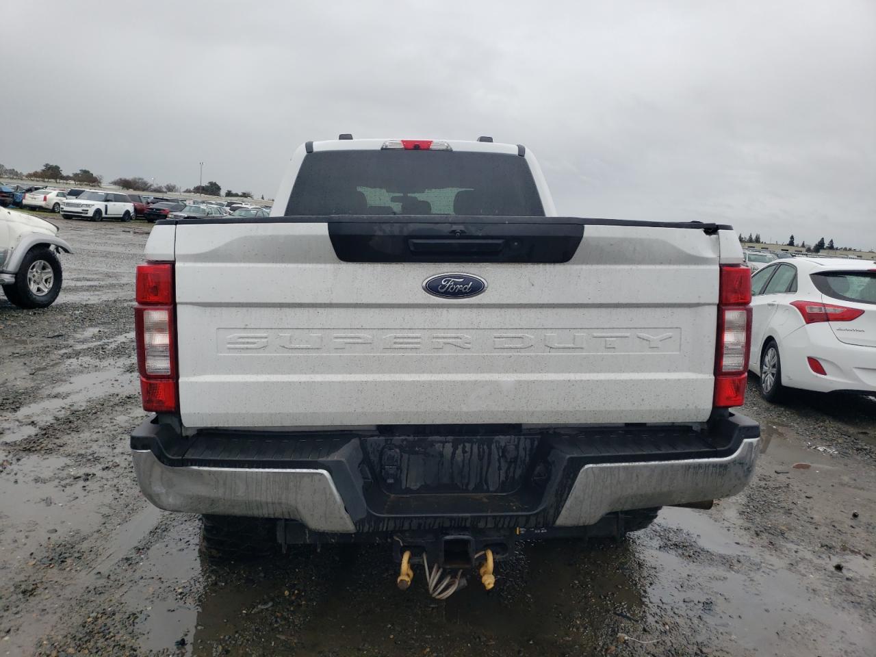 2022 Ford F250 VIN 1FT8W2BT8NEC46275 Copart auction photo, side / front end damage thumbnail 6