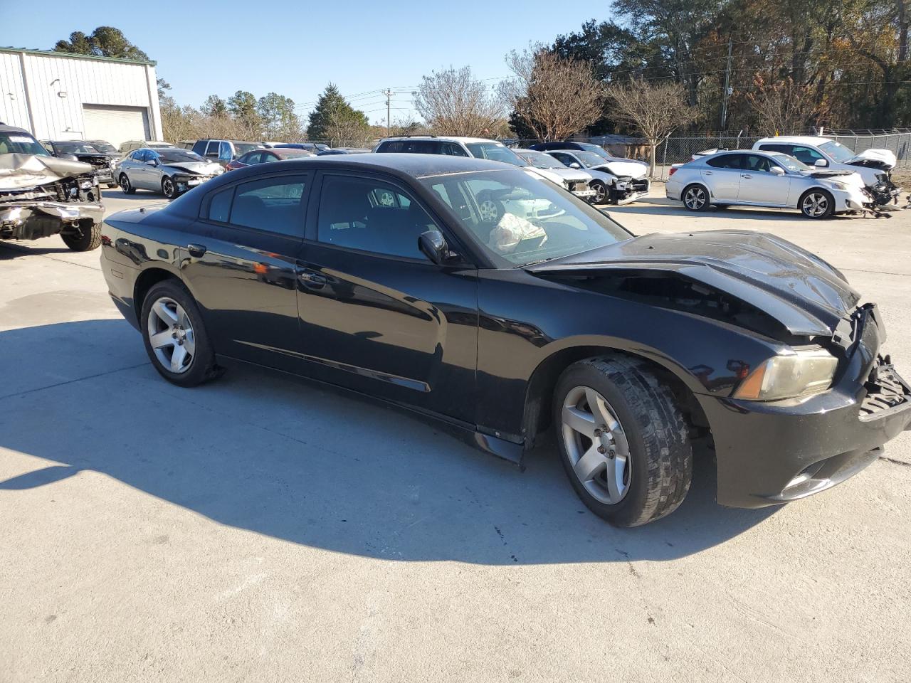2013 Dodge Charger VIN 2C3CDXAT7DH696302 Copart auction photo, front end damage thumbnail 4