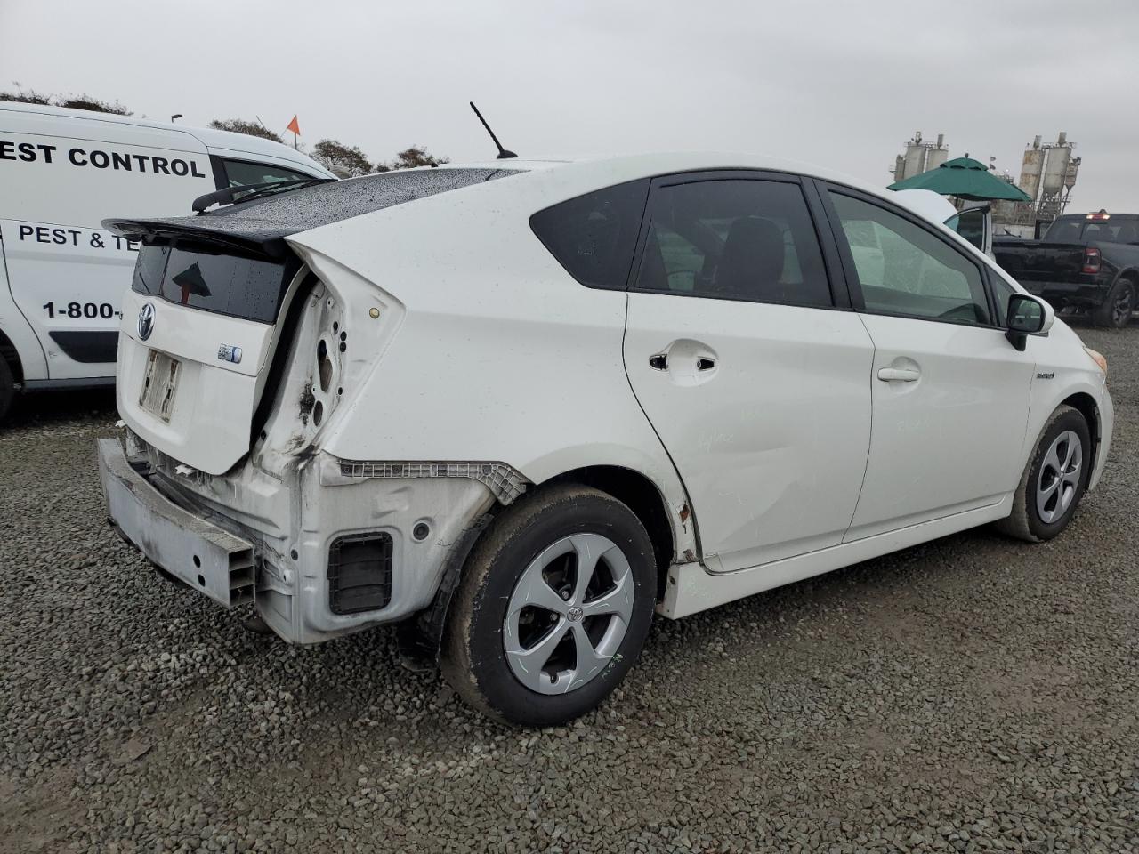 2015 Toyota Prius VIN JTDKN3DU6F1873134 Copart auction photo, rear end damage thumbnail 3
