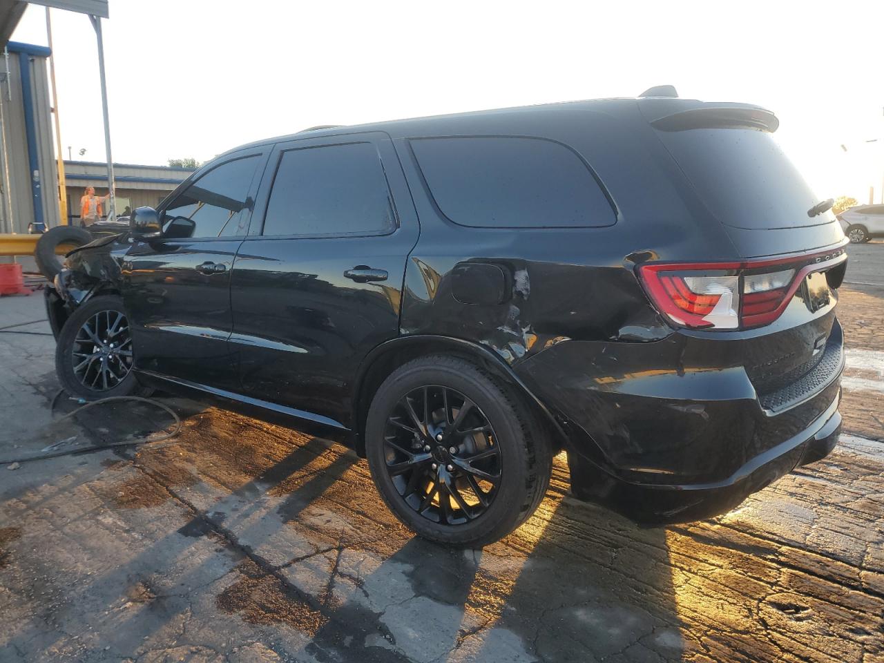 2014 Dodge Durango VIN 1C4SDJCT8EC979183 Copart auction photo, side damage thumbnail 2