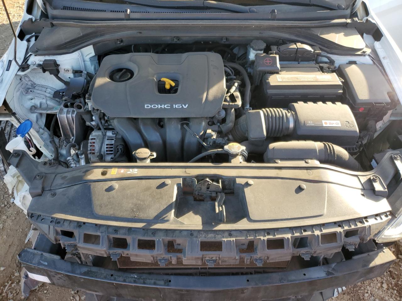 2017 Hyundai Elantra VIN 5NPD84LF6HH062373 Copart auction photo, front end / side damage thumbnail 11