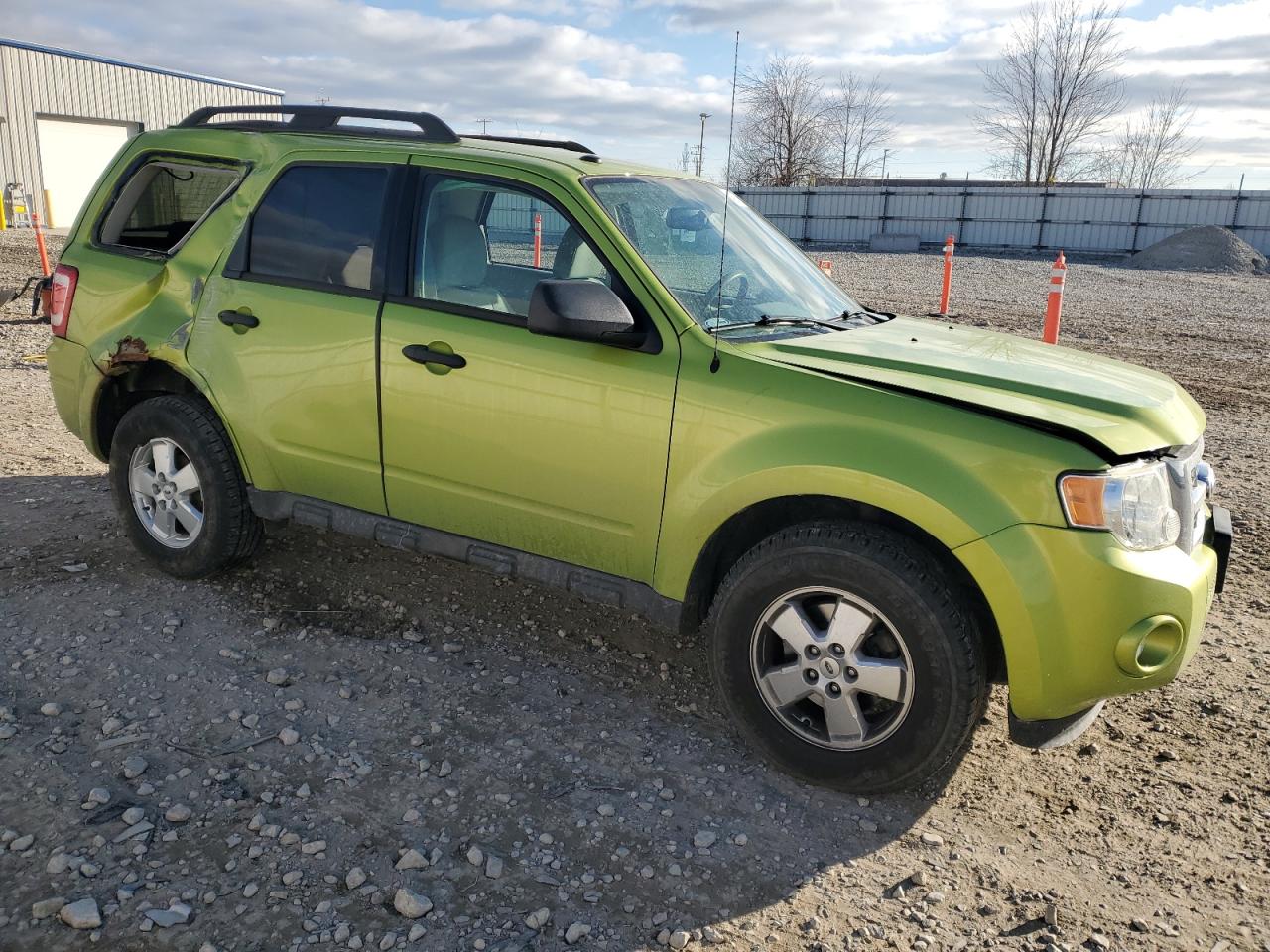 2012 Ford Escape VIN 1FMCU0DG9CKB00191 Copart auction photo, side / rear end damage thumbnail 4