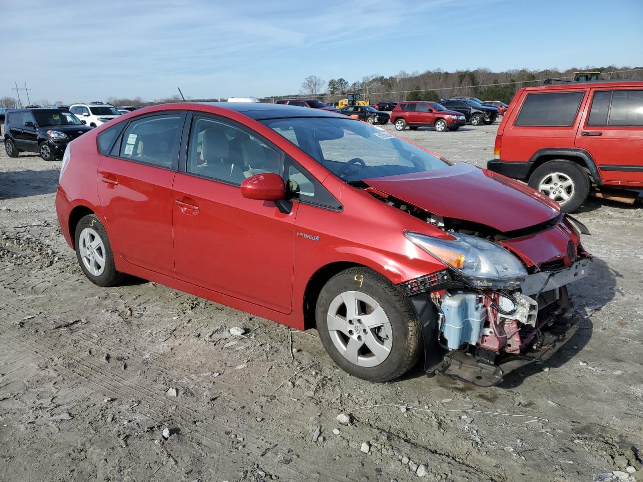 2010 Toyota Prius VIN JTDKN3DU6A5177715 Copart auction photo, front end damage thumbnail 4