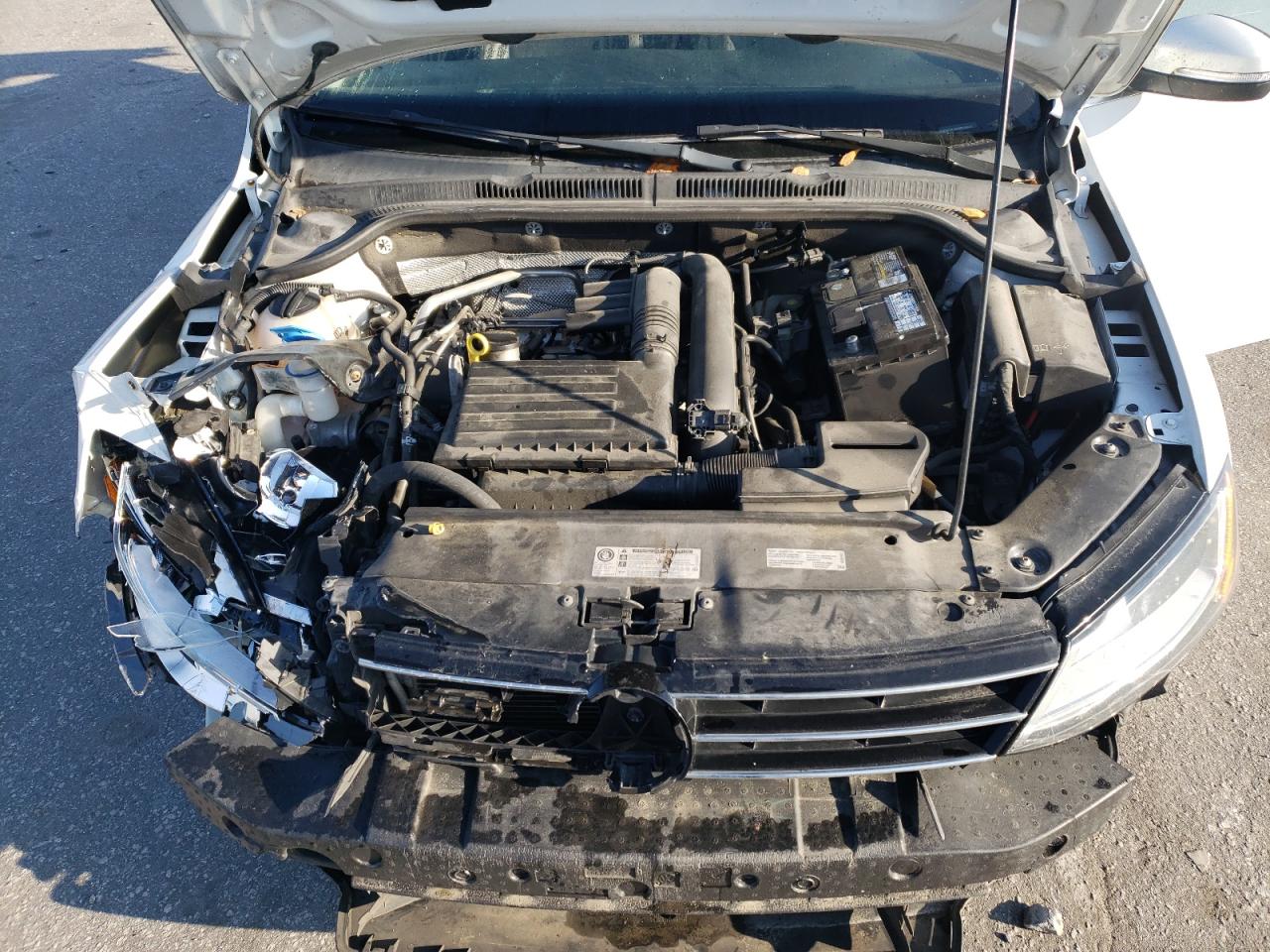 2017 Volkswagen Jetta VIN 3VWDB7AJ5HM205203 Copart auction photo, front end / rear end damage thumbnail 11