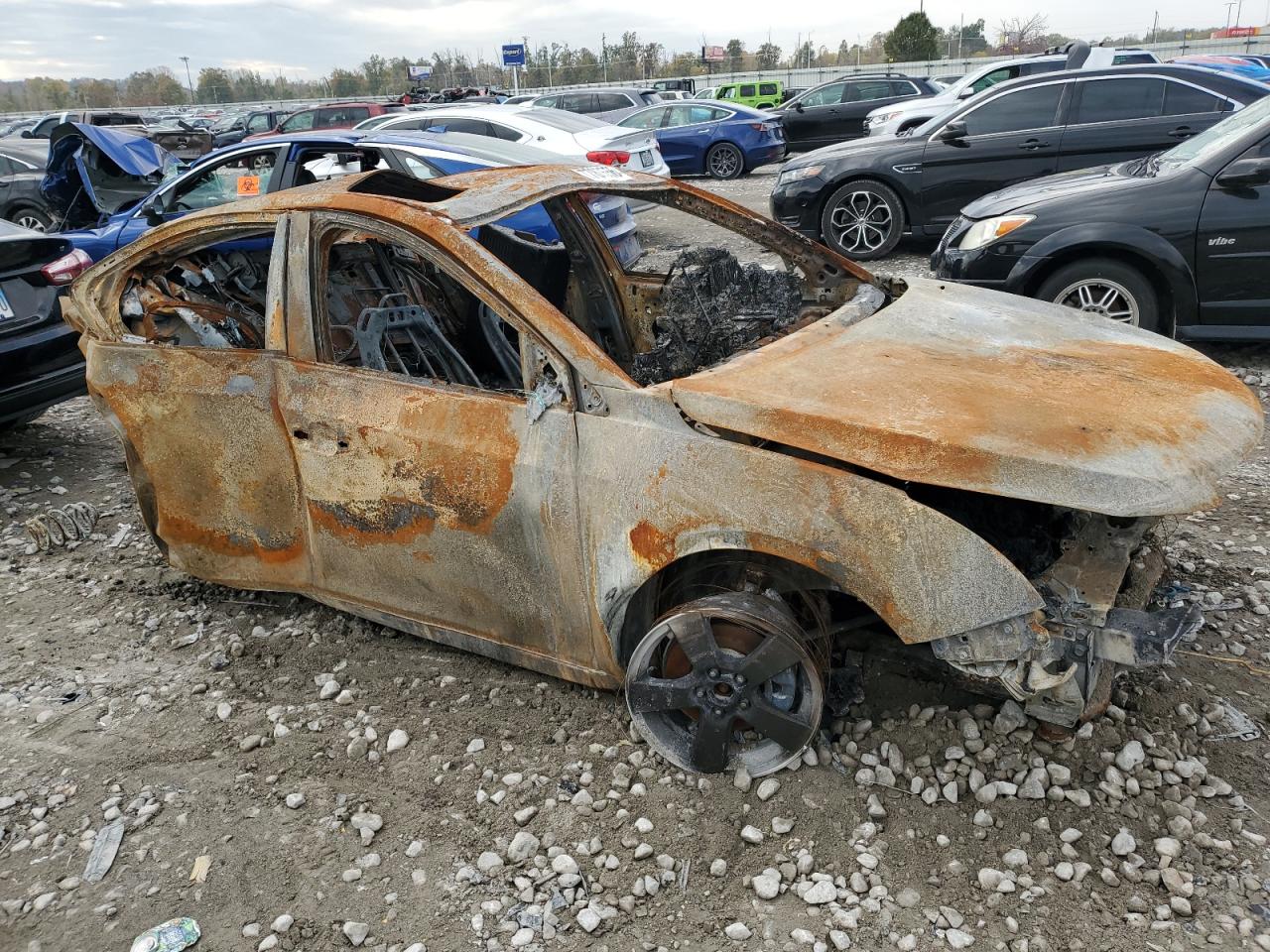 2013 Chevrolet Cruze VIN 1G1PC5SB8D7209493 Copart auction photo, burn damage thumbnail 4