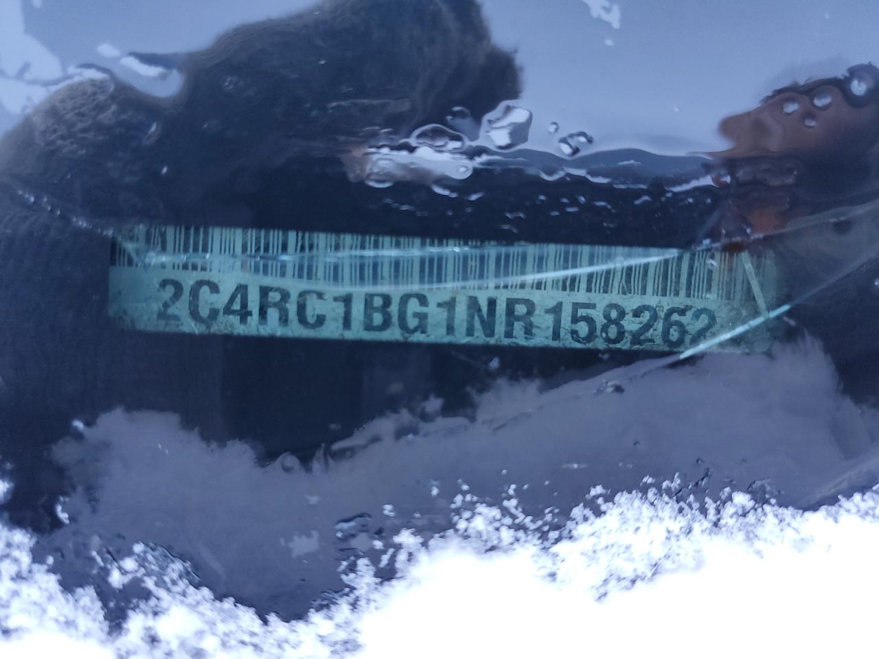 2022 Chrysler Pacifica VIN 2C4RC1BG1NR158262 Copart auction photo, rollover damage thumbnail 13