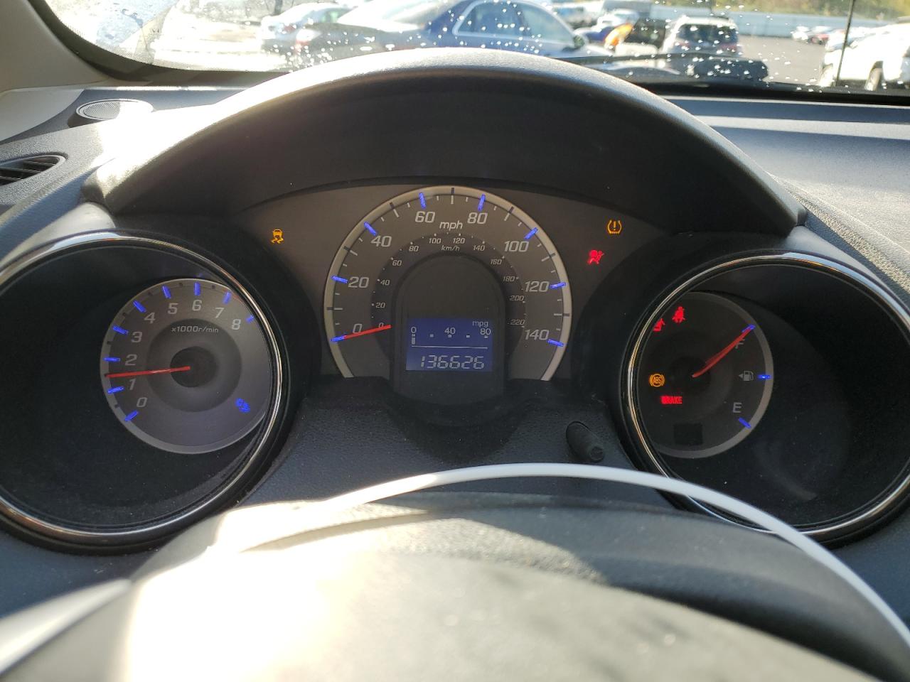 2013 Honda Fit VIN JHMGE8H59DC005750 Copart auction photo, side damage thumbnail 9