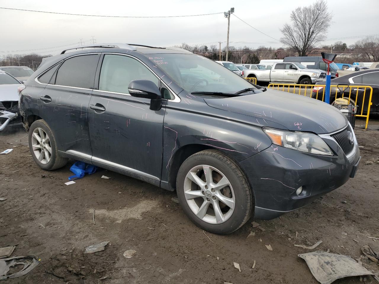 2011 Lexus RX VIN 2T2ZK1BA8BC052154 Copart auction photo, rear end damage thumbnail 4