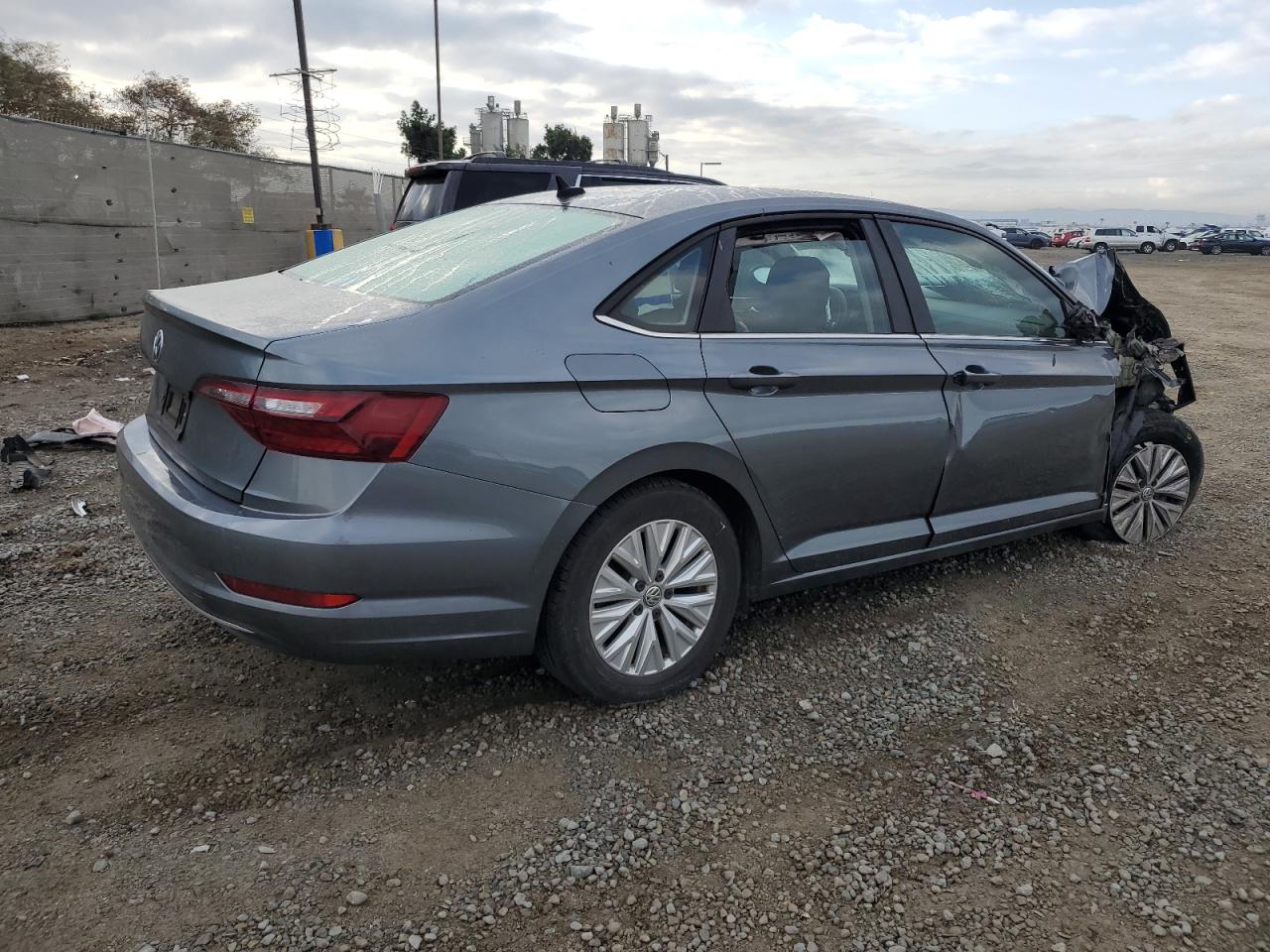 2020 Volkswagen Jetta VIN 3VWC57BU6LM077400 Copart auction photo, front end / side damage thumbnail 3