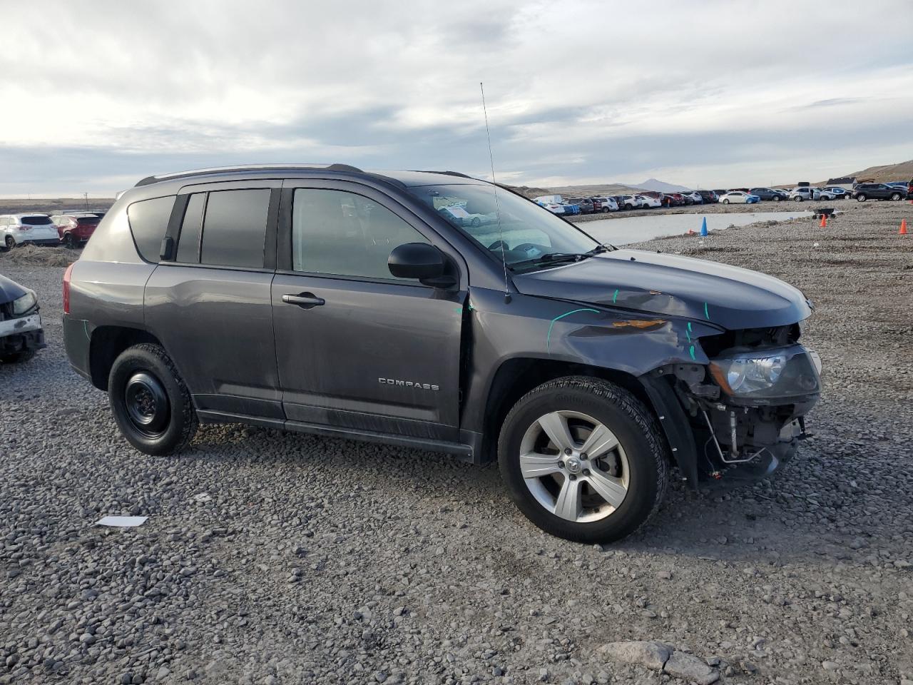 2016 Jeep Compass VIN 1C4NJDBB7GD645837 Copart auction photo, all over damage thumbnail 4