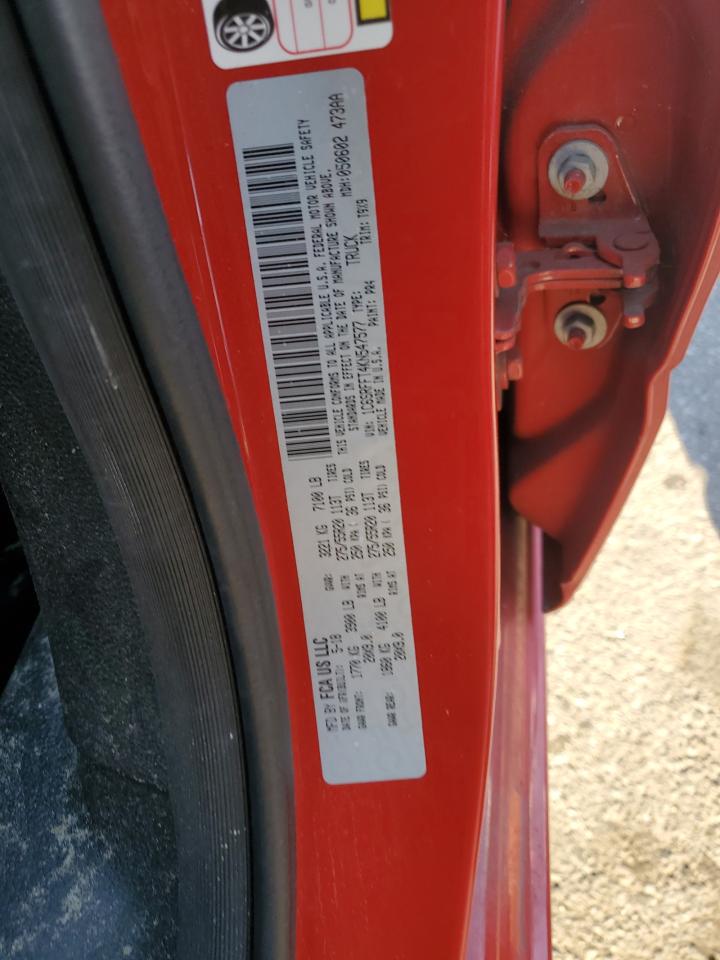 2019 RAM 1500 VIN 1C6SRFFT4KN547577 Copart auction photo, front end / rear end damage thumbnail 12
