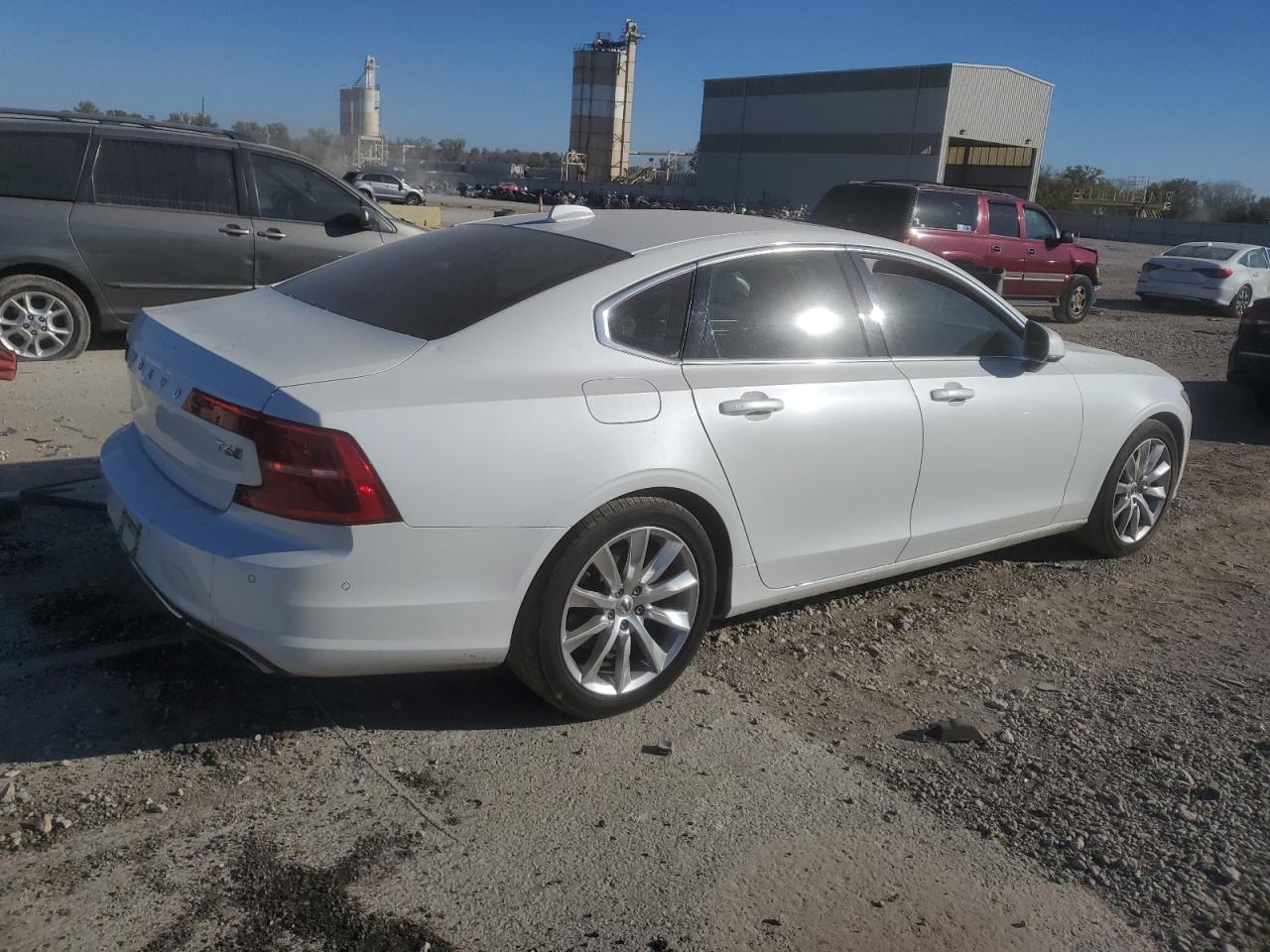 2017 Volvo S90 VIN YV1A22MK5H1005636 Copart auction photo, all over damage thumbnail 3
