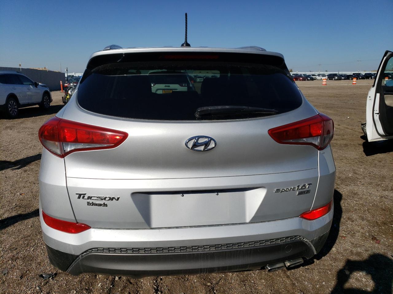 2016 Hyundai Tucson VIN KM8J3CA25GU192026 Copart auction photo, side damage thumbnail 6