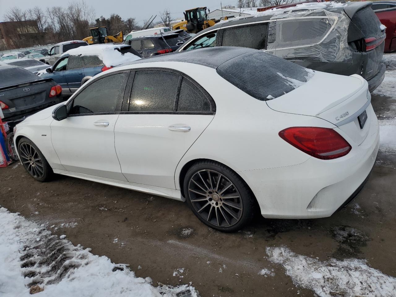 2016 Mercedes-Benz C-klasse VIN 55SWF6EB5GU110266 Copart auction photo, side damage thumbnail 2