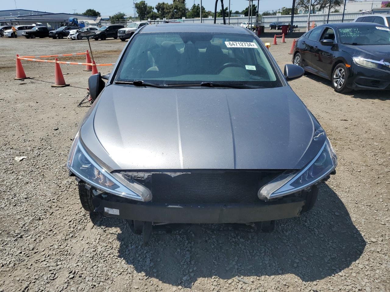 2019 Hyundai Elantra VIN 5NPD84LF9KH442153 Copart auction photo, front end / side damage thumbnail 5