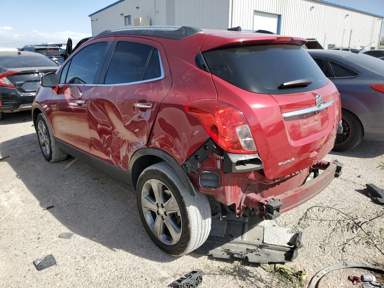 2014 Buick Encore VIN KL4CJASBXEB603851 Copart auction photo, rear end damage thumbnail 2