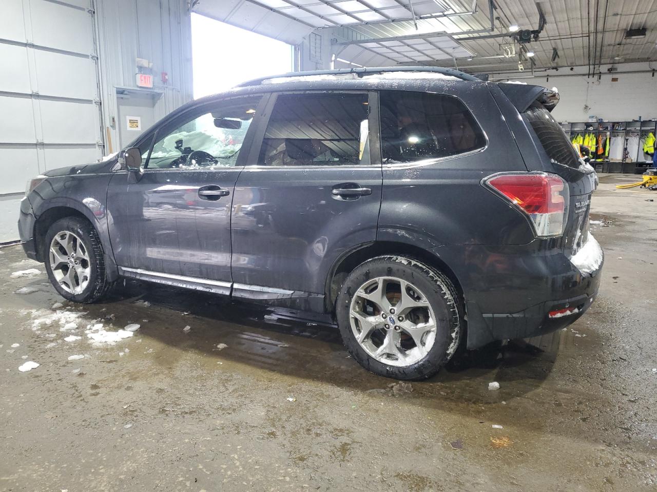 2017 Subaru Forester VIN JF2SJAWC7HH504086 Copart auction photo, side / front end damage thumbnail 2