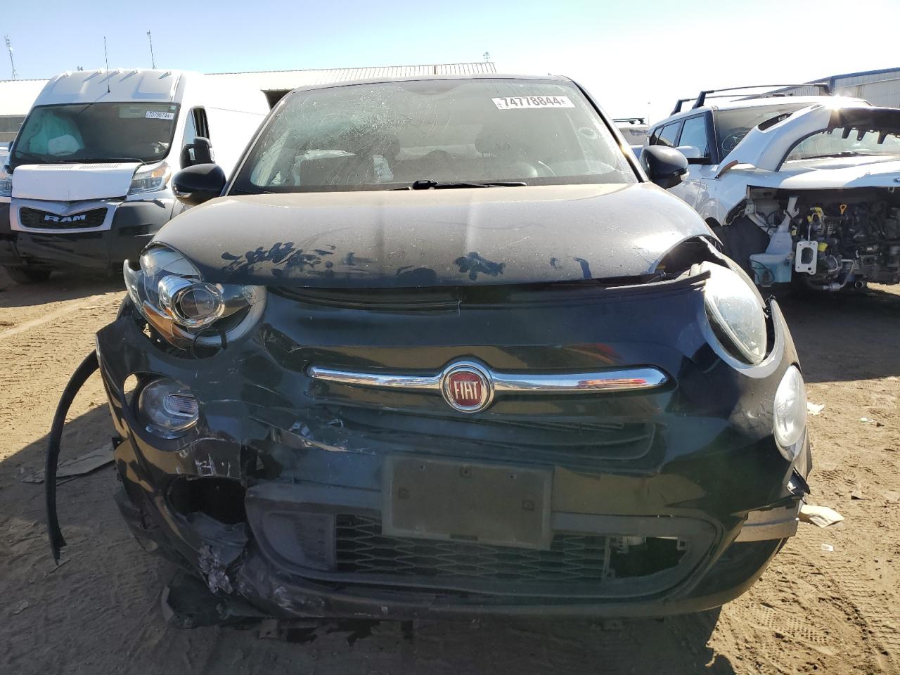 2016 Fiat 500 VIN ZFBCFXBT5GP474297 Copart auction photo, front end damage thumbnail 5