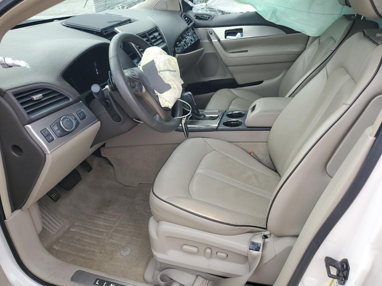 2015 Lincoln MKX VIN 2LMDJ6JK3FBL26738 Copart auction photo, side / front end damage thumbnail 7