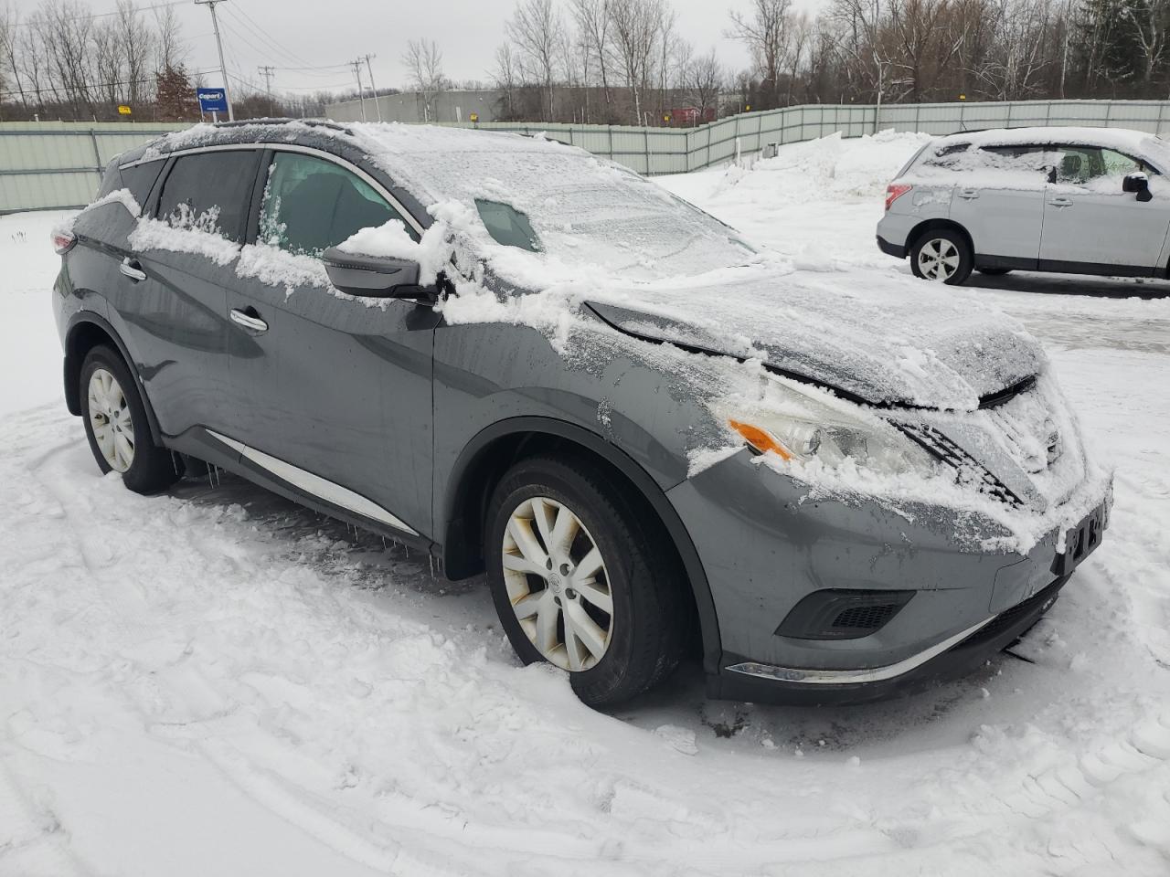 2017 Nissan Murano VIN 5N1AZ2MG8HN109619 Copart auction photo, front end / side damage thumbnail 4