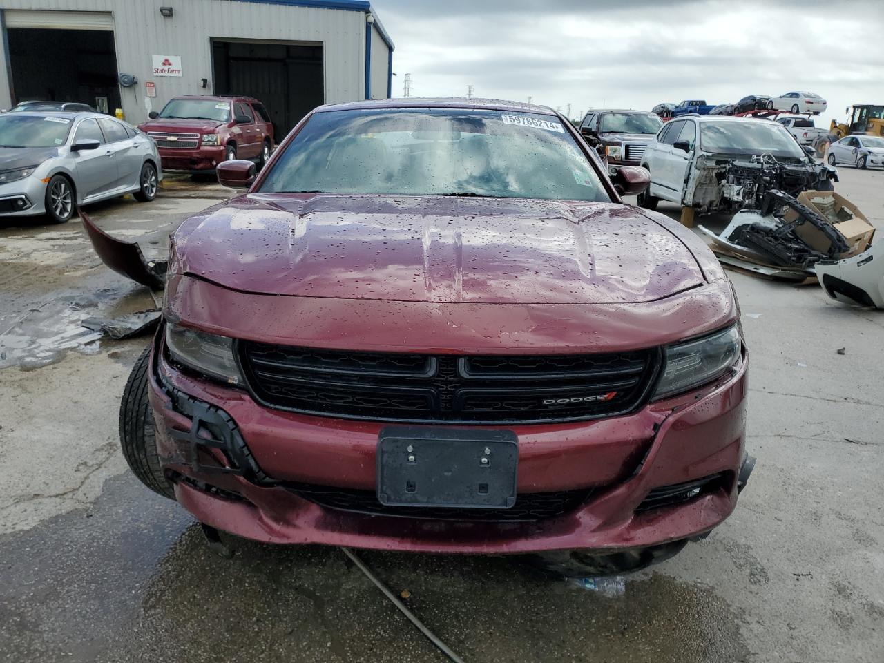 2019 Dodge Charger VIN 2C3CDXBG4KH753067 Copart auction photo, all over damage thumbnail 5