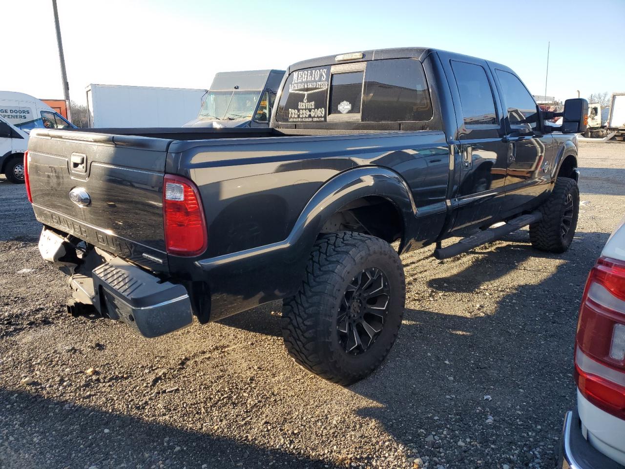 2015 Ford F350 VIN 1FT8W3BT7FEA06657 Copart auction photo, rear end damage thumbnail 3