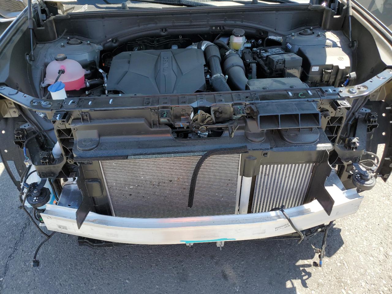 2024 Hyundai Santa Fe VIN 5NMP2DGL6RH022436 Copart auction photo, front end / undercarriage damage thumbnail 13