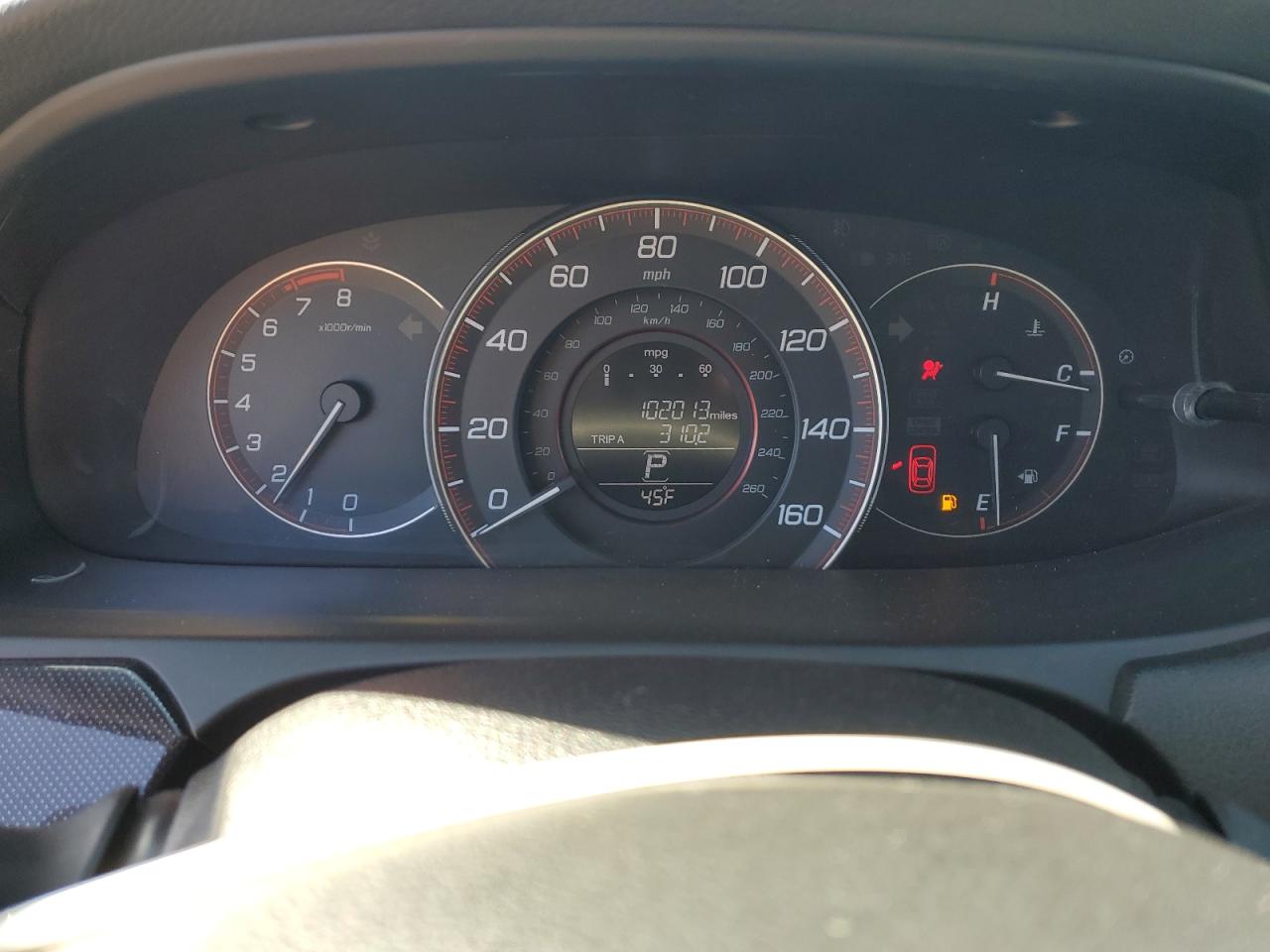 2014 Honda Accord VIN 1HGCR2F58EA005564 Copart auction photo, front end damage thumbnail 9