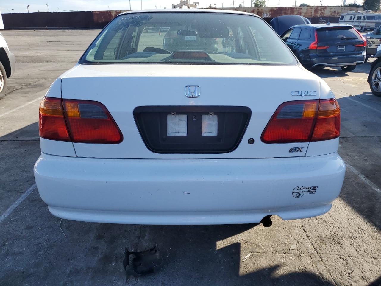 2000 Honda Civic VIN 1HGEN1647YL000564 Copart auction photo, normal wear damage thumbnail 6