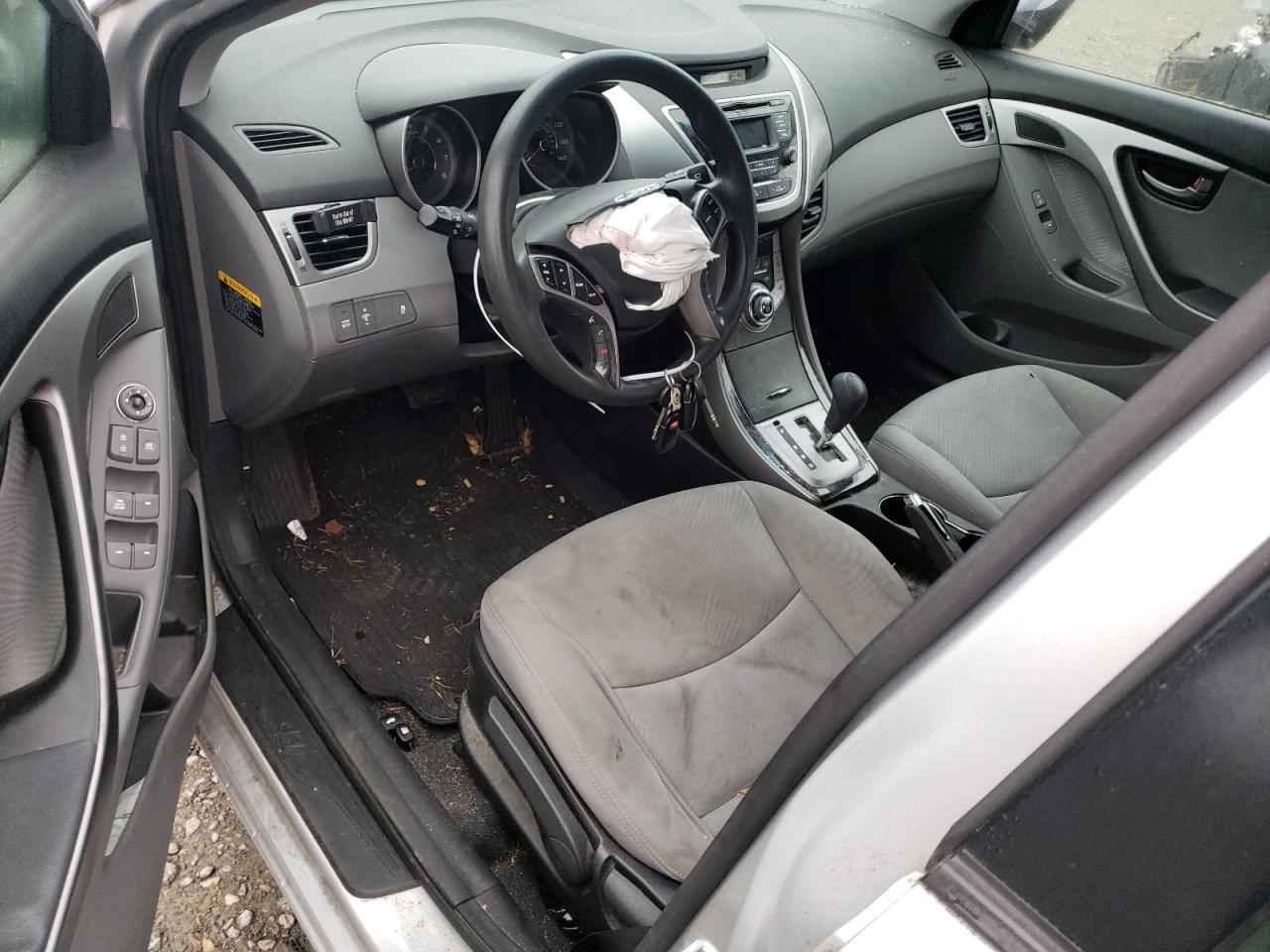 2013 Hyundai Elantra VIN KMHDH4AE6DU969615 Copart auction photo, front end damage thumbnail 8