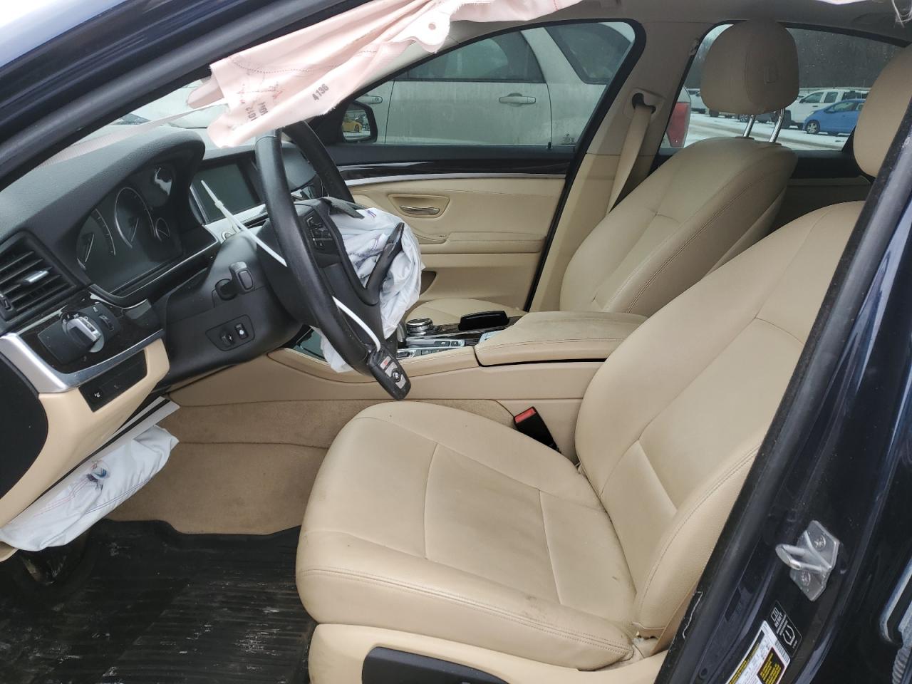 2014 BMW 5er VIN WBA5B3C52ED531691 Copart auction photo, front end damage thumbnail 7