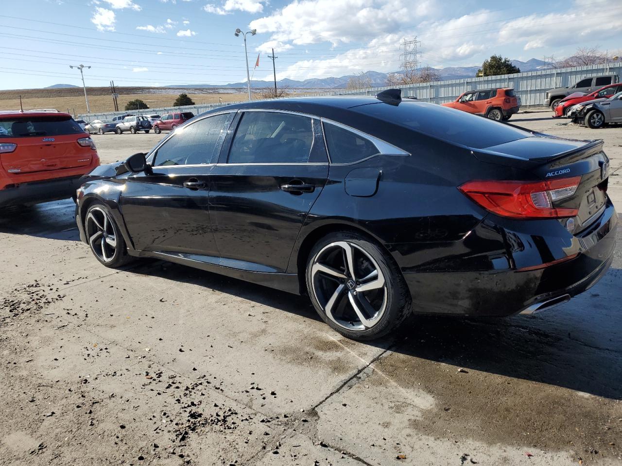 2021 Honda Accord VIN 1HGCV1F38MA076783 Copart auction photo, front end damage thumbnail 2