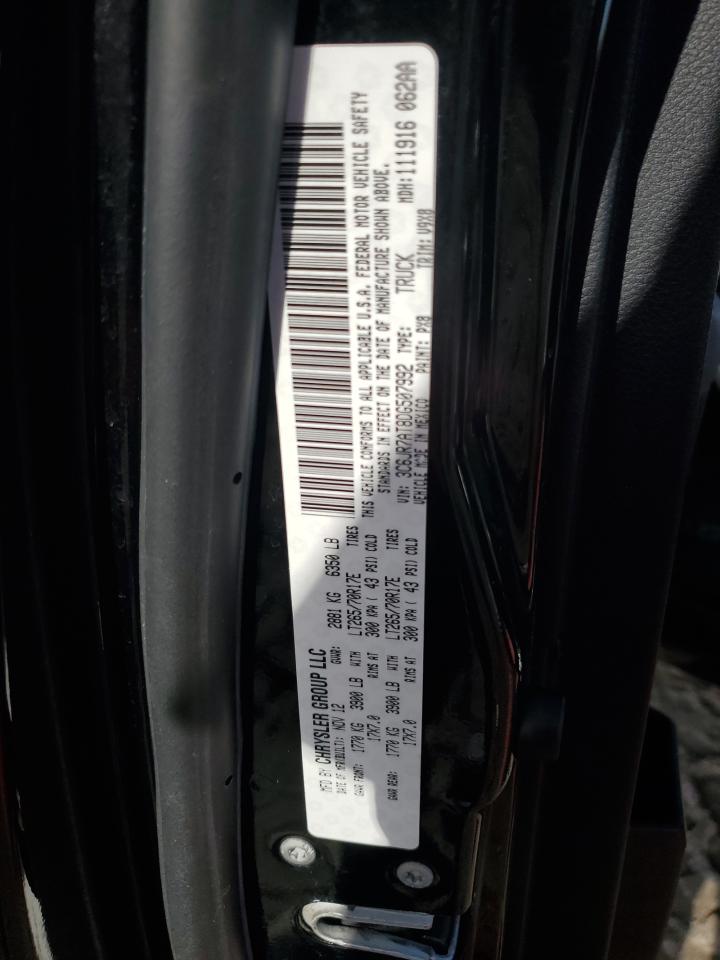 2013 RAM 1500 VIN 3C6JR7AT8DG507992 Copart auction photo, front end / minor dent/scratches damage thumbnail 15