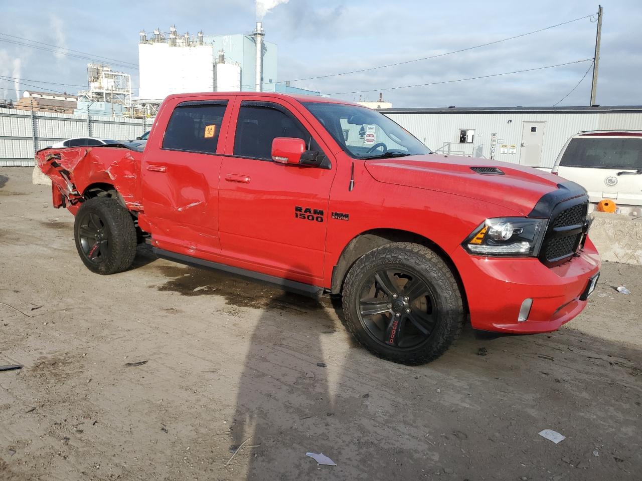 2018 RAM 1500 VIN 1C6RR7MT0JS130142 Copart auction photo, all over damage thumbnail 4