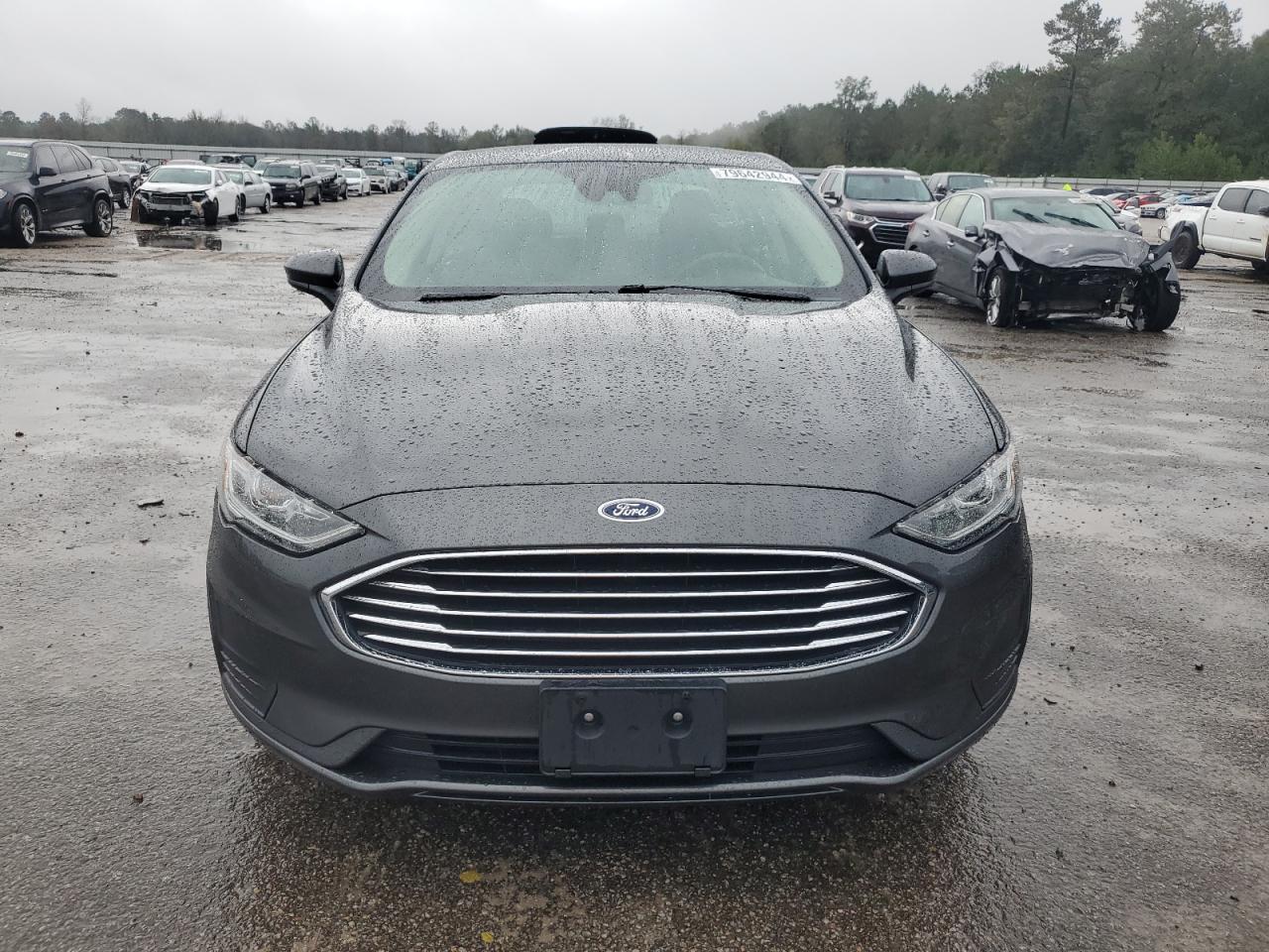2020 Ford Fusion VIN 3FA6P0HDXLR218681 Copart auction photo, rear end damage thumbnail 5
